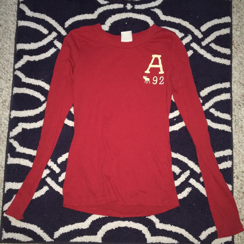 Tight Abercrombie red top